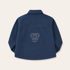 Jongens Denim Overshirt met Apenlogo