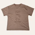 Kinderen T-shirt met Teddy Bear Reliëfprint | 3 kleuren