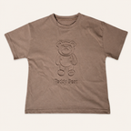 Kinderen T-shirt met Teddy Bear Reliëfprint | 3 kleuren