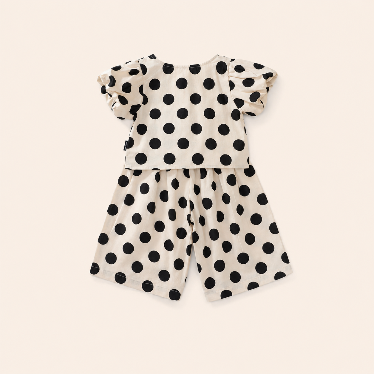 2-Delige Meisjesset met Stippenprint Top & Broek