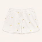 2-Delige Meisjesset met Geborduurde Hoodie Vest en Short