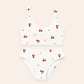 2-Delige Meisjes Bikini Set met Kersjesprint