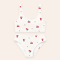 2-Delige Meisjes Bikini Set met Kersjesprint