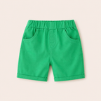 Stoere Effen Jongensshort met Zijzakken - Verkrijgbaar in Meerdere Kleuren