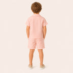 Jongens 2-delige Katoenen Zomerset met Overhemd en Short