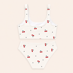 2-Delige Meisjes Bikini Set met Kersjesprint