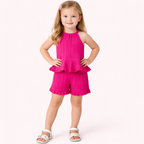Meisjes zomer set 2-delig – ruffle top & short
