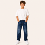Jongens klassieke denim jeans | 2 kleuren