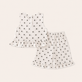 Meisjes 2-delige  katoenen polkadot Set met Topje en Short