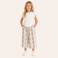 Meisjes zomerset met losvallende broek en shirt