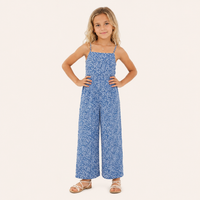 Jumpsuit met Bloemenprint en Spaghettibandjes