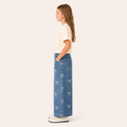 Lichtblauwe Denim met Strikjes - Spijkerbroek voor Meisjes