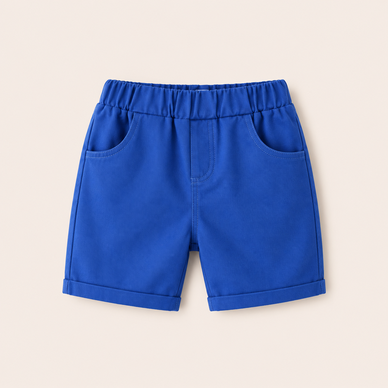 Stoere Effen Jongensshort met Zijzakken - Verkrijgbaar in Meerdere Kleuren