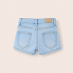 Meisjes Denim Short met Ster en Strass Details| 2 kleuren