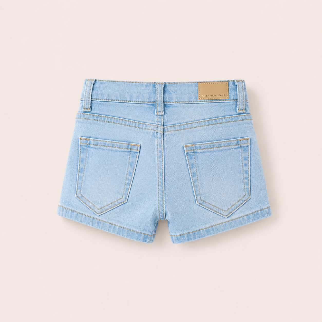 Meisjes Denim Short met Ster en Strass Details| 2 kleuren