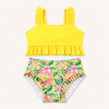 Meisjes Bikini Set Tropical Ruffle | 3 kleuren