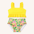 Meisjes Bikini Set Tropical Ruffle | 3 kleuren