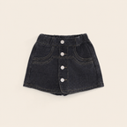 Stoere Denim Skort voor Meisjes - Rok-Short Combinatie