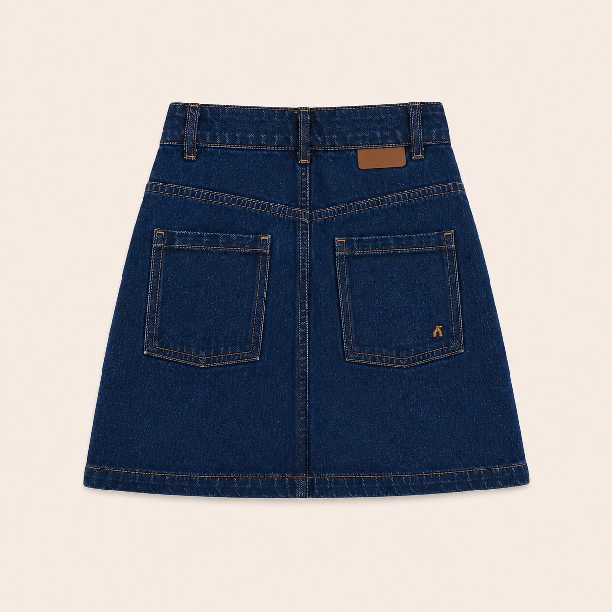 2-Delige Meisjesset met IJsprint T-shirt en Denim Rok