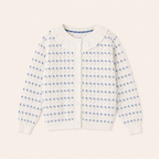 Meisjes Gebreid Vest met Ruche Kraag