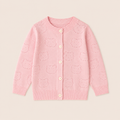Meisjes Gebreid Vest met Beertjesmotief | 2 kleuren