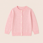 Meisjes Gebreid Vest met Beertjesmotief | 2 kleuren