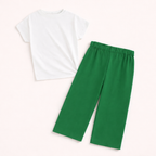 Meisjes zomerset 2-delig met cartoonprint in meerdere kleuren
