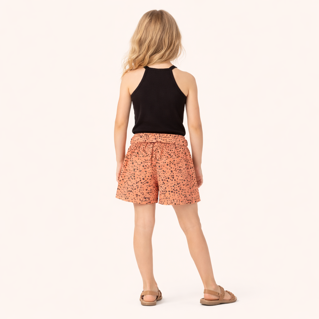 Zomers & Speels - Meisjes Set met Stippen en Haltertop