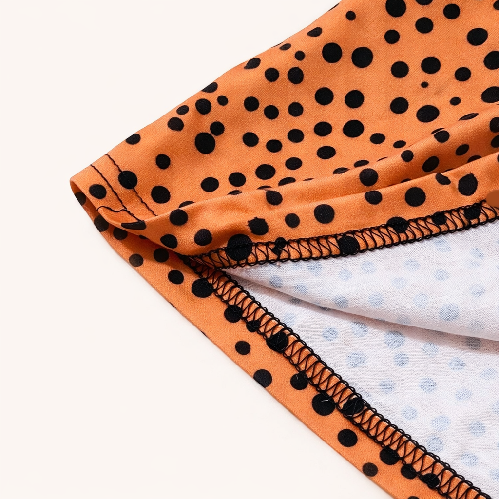 Zomers & Speels - Meisjes Set met Stippen en Haltertop