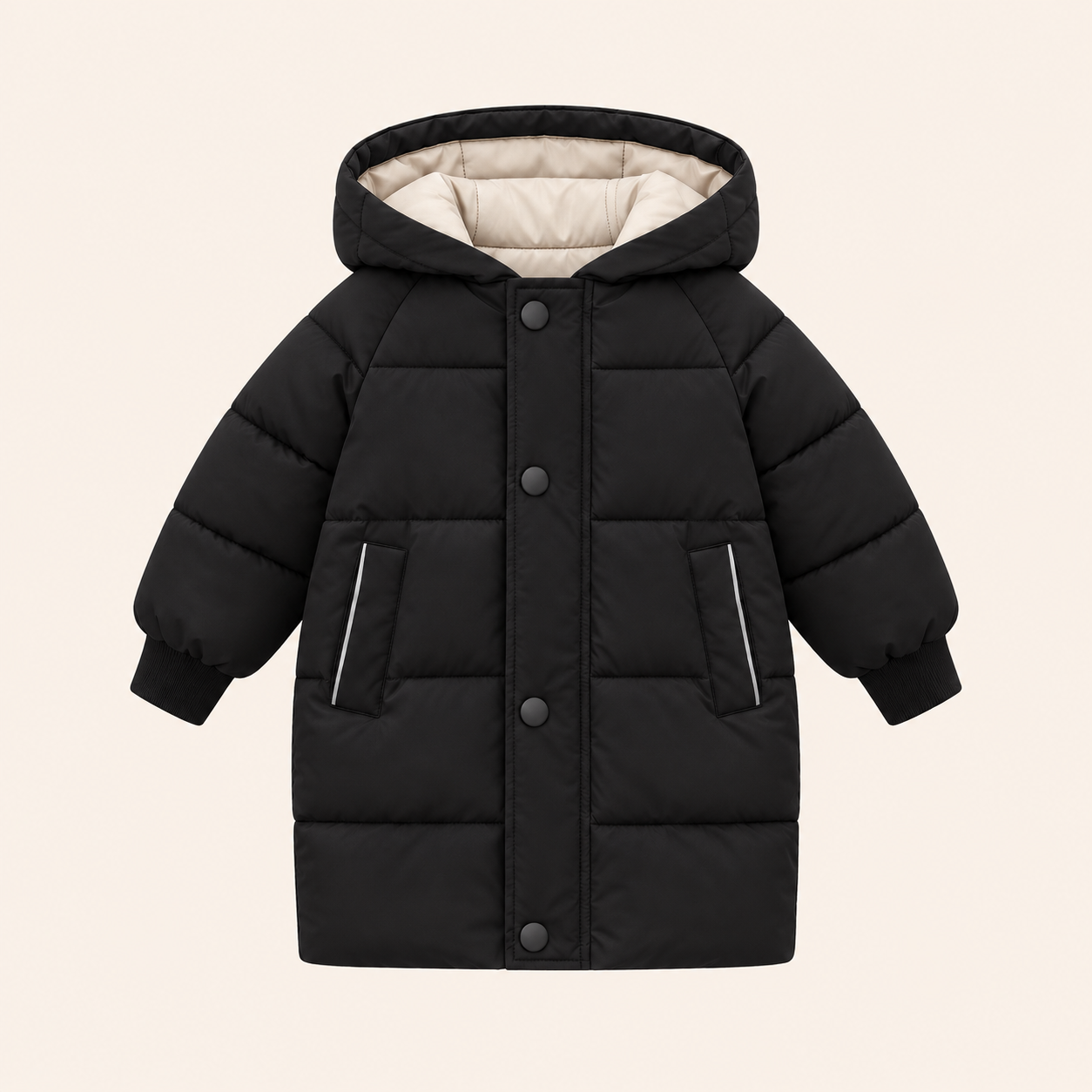 Gewatteerde Jas met Capuchon | 6 kleuren