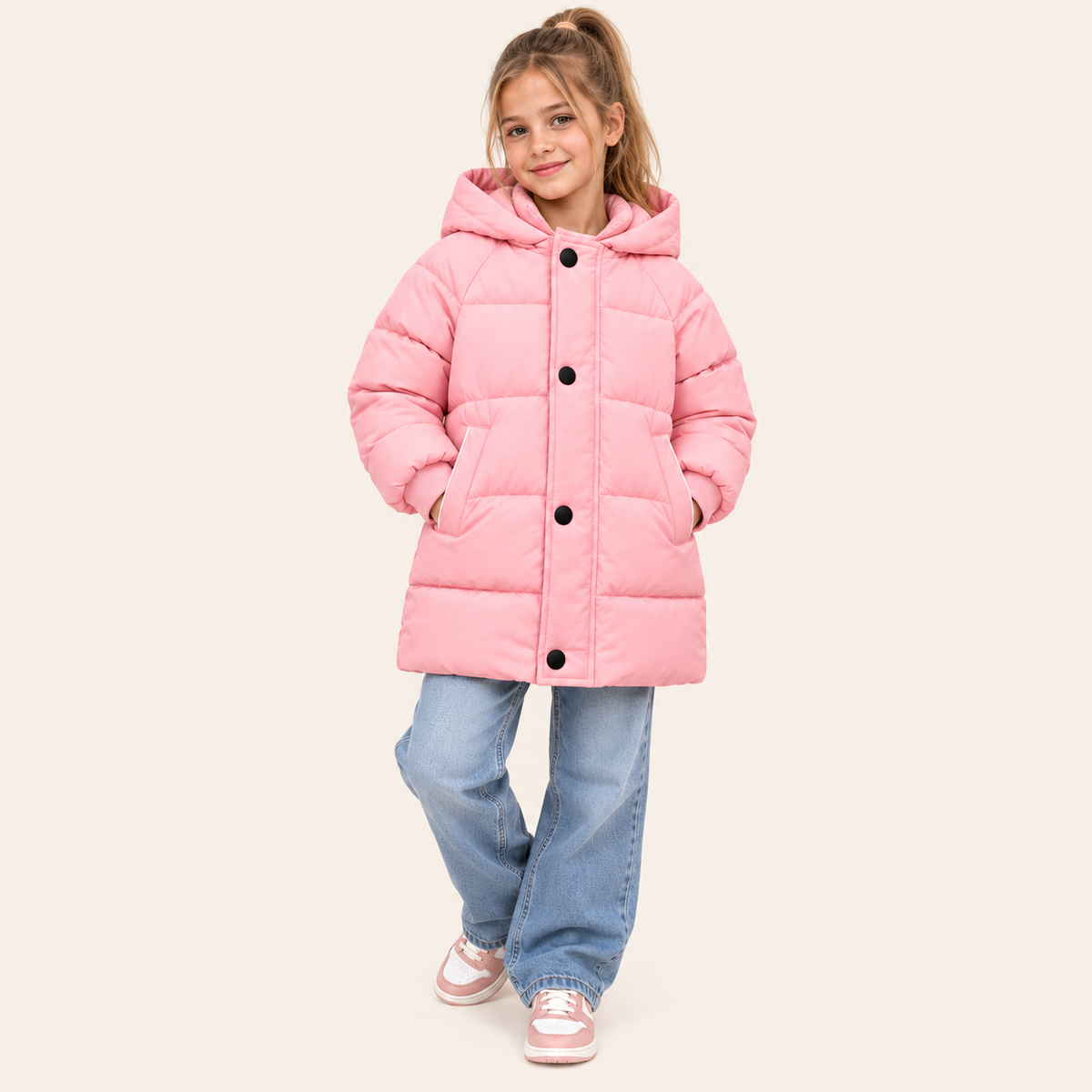 Gewatteerde Jas met Capuchon | 6 kleuren