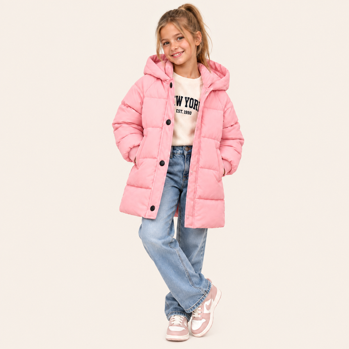 Gewatteerde Jas met Capuchon | 6 kleuren