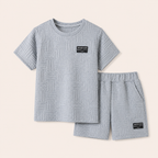 2-Delige Jongensset met luxe Textuur | 2 kleuren