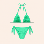Meisjes bikini set 2-delig – vrolijke kleur met strik