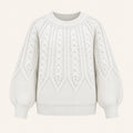 Meisjes Basic Trui met Ronde Hals | 3 kleuren