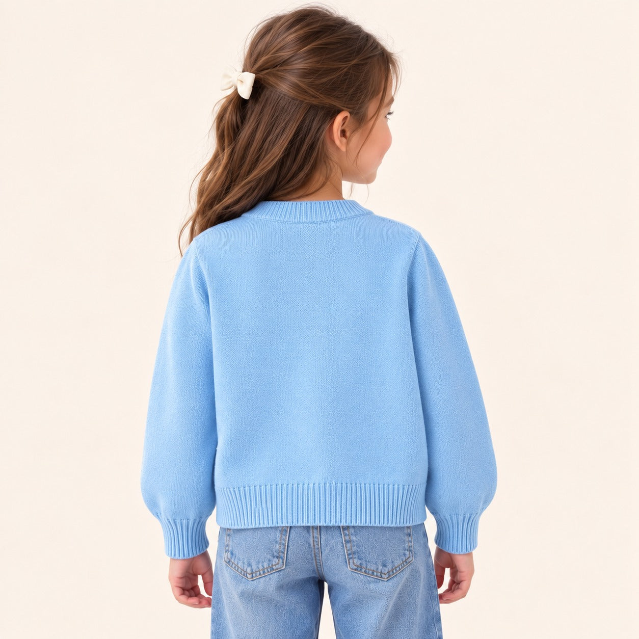 Meisjes Vest met Contrastdetail | 3 kleuren