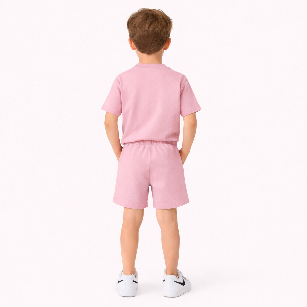 Sportief Zomercomfort – 2-Delige Jongensset met T-Shirt en Shorts