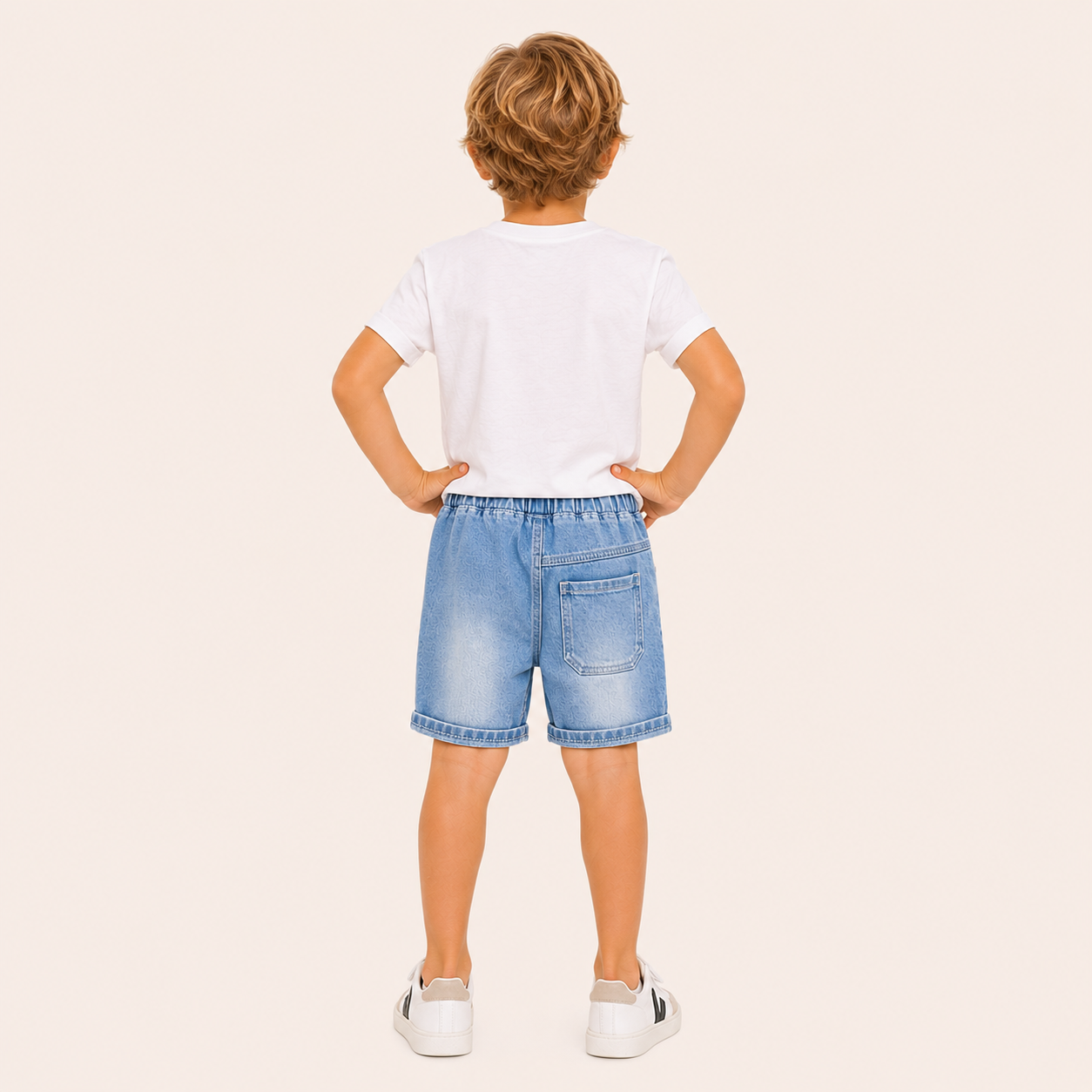 Jongens Denim Short met Ripped Details | 2 kleuren