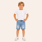 Jongens Denim Short met Ripped Details | 2 kleuren