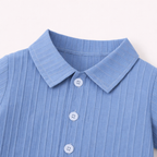 Stijlvol Zomeravontuur - 2-Delige Jongensset met Shirt & Short