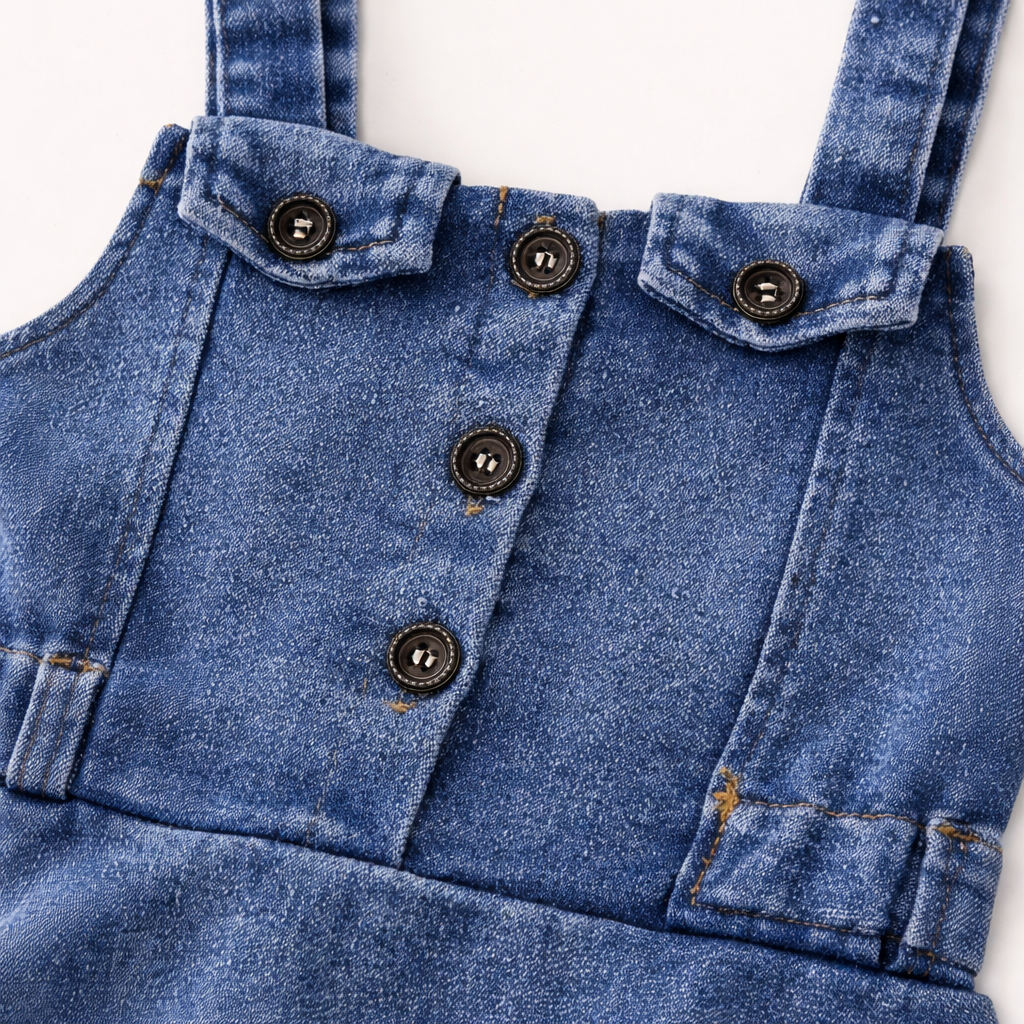 Meisjes denim jurk – zomerse spijker outfit