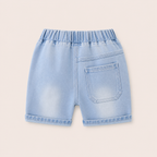 Jongens Denim Short met Ripped Details | 2 kleuren