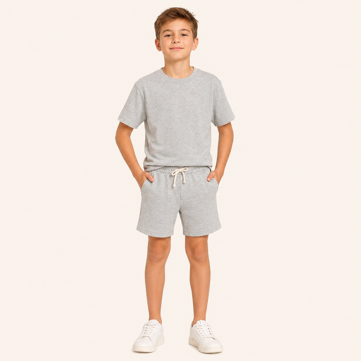Jongens 2-delige sportieve luchtige zomerset |13 kleuren