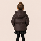 Meisjes Korte Pofjas met Capuchon | 3 kleuren