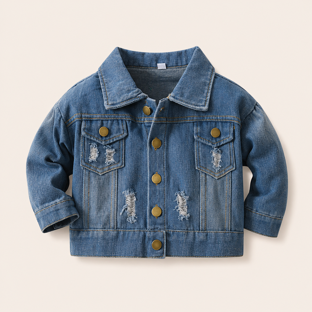 Jongens Retro Spijkerjas met Stoere Details