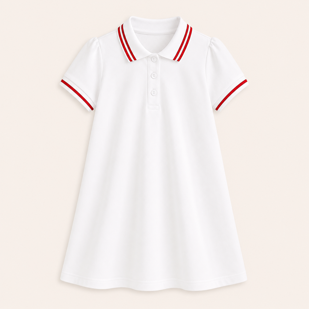 Polo Jurk met Korte Mouwen