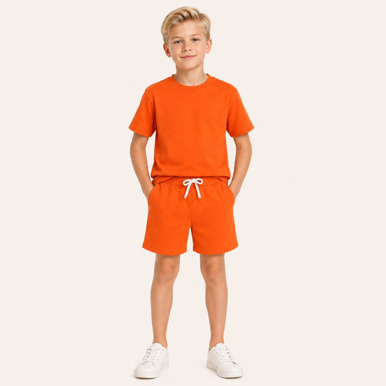Jongens 2-delige sportieve stoere zomerset |13 kleuren