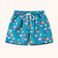 Jongens zwembroek met schelpenprint