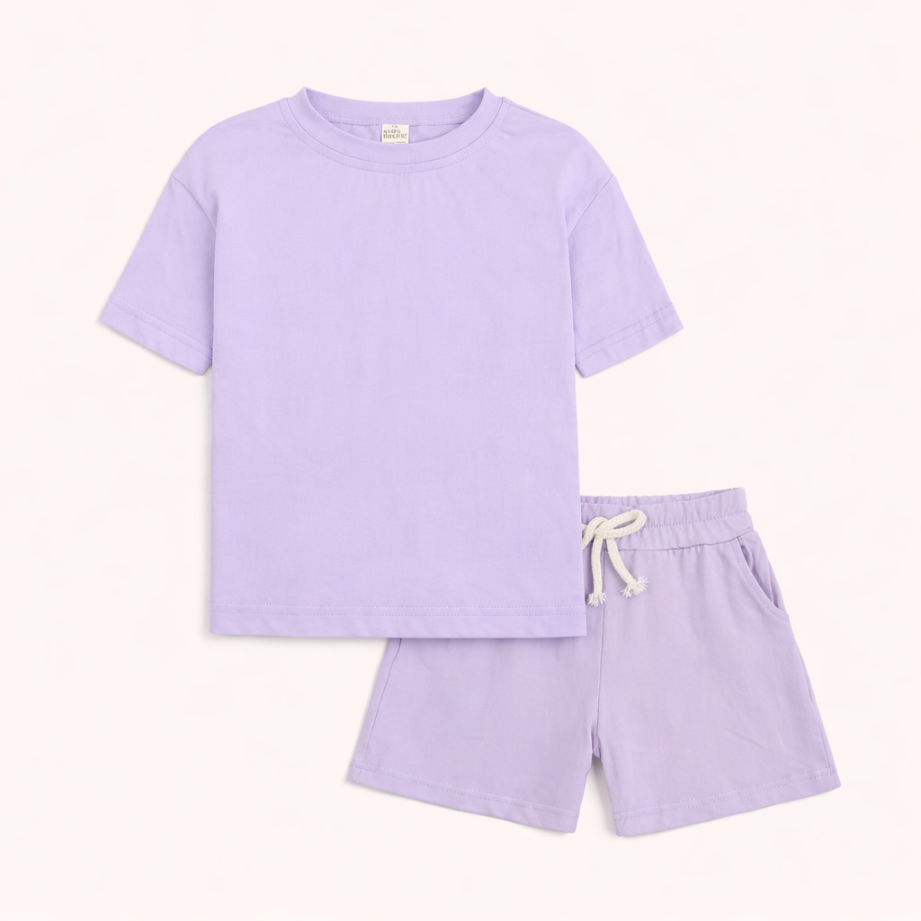 Sportief Zomercomfort – 2-Delige Jongensset met T-Shirt en Shorts