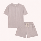 Sportief Zomercomfort – 2-Delige Jongensset met T-Shirt en Shorts